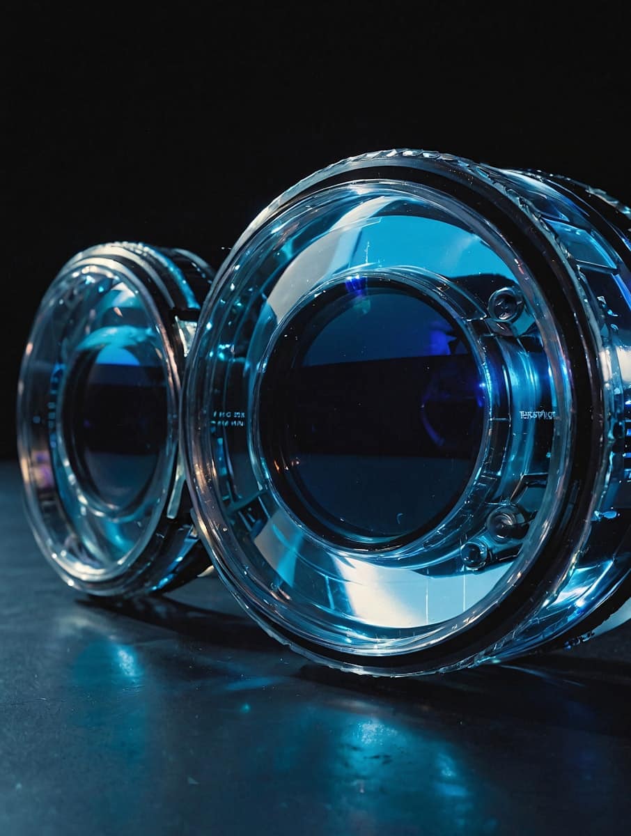 Futuristic Blue Lenses