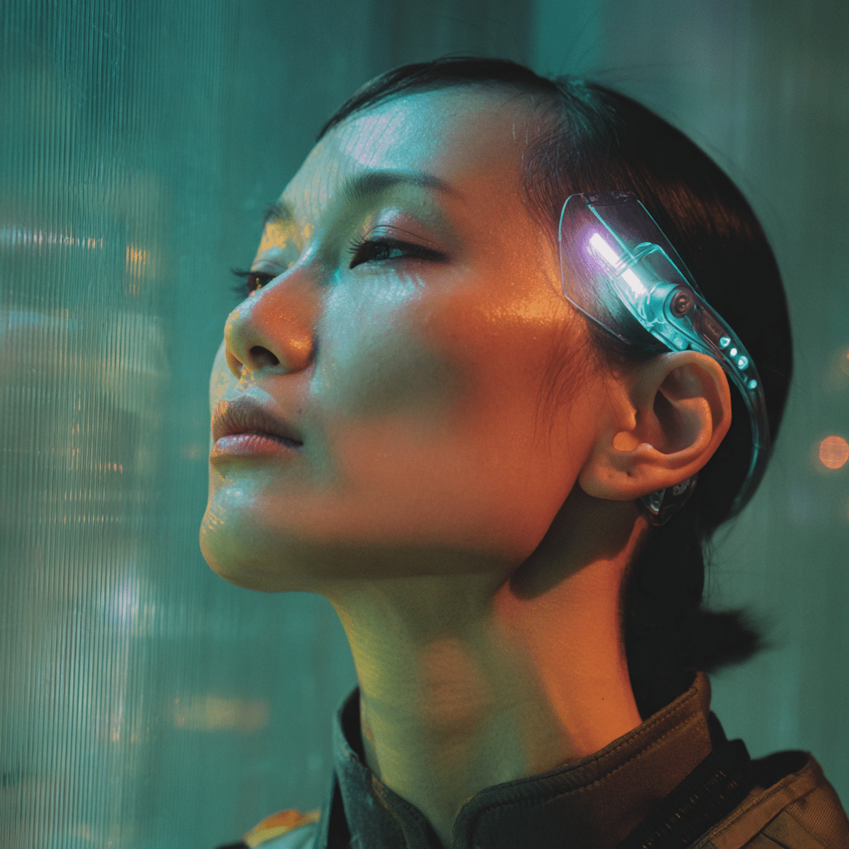 Futuristic Tech Portrait